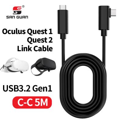 VR Oculus Quest 2 Link Cable Right Angle Elbow Usb Type C Cable